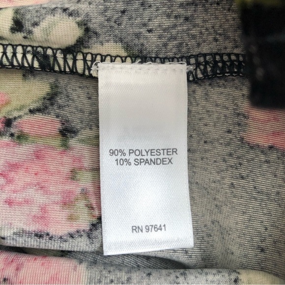 J. Jill Floral Velvet Long Sleeve Stretch Top - Picture 10 of 11